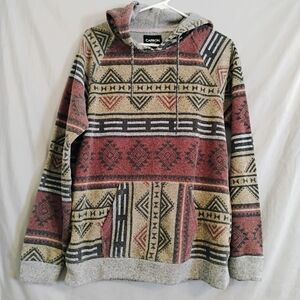 Carbon Tribal Pattern Hoodie